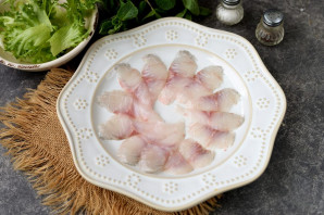 Карпаччо из сибаса Карпаччо из сибаса