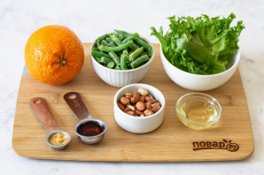 Салат с апельсином и фасолью Салат с апельсином и фасолью