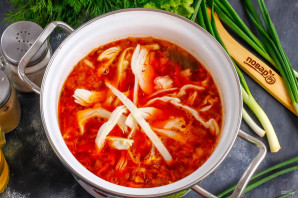 Борщ из запеченной свеклы Борщ из запеченной свеклы