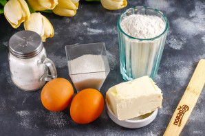 Песочное тесто с яйцами Песочное тесто с яйцами