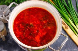 Борщ из запеченной свеклы Борщ из запеченной свеклы