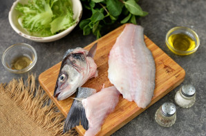 Карпаччо из сибаса Карпаччо из сибаса