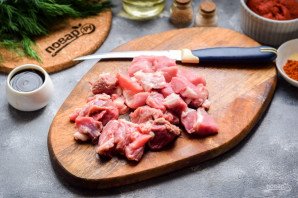 Мясо в соусе "Дыхание дракона" Мясо в соусе "Дыхание дракона"