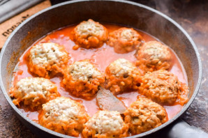 Тефтели с грибами Тефтели с грибами