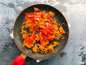 Овсяная каша с овощами