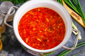 Борщ из запеченной свеклы Борщ из запеченной свеклы