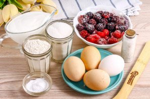 Торт с замороженными ягодами Торт с замороженными ягодами