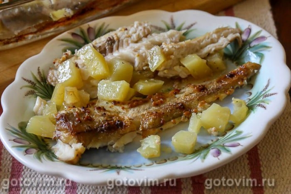 Минтай в горчице Минтай в горчице