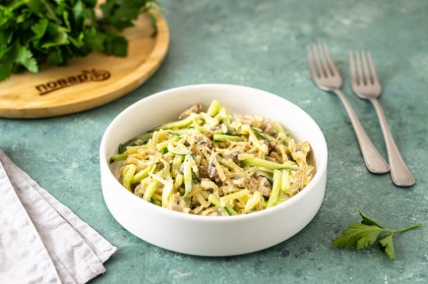 Салат из жареных грибов Салат из жареных грибов