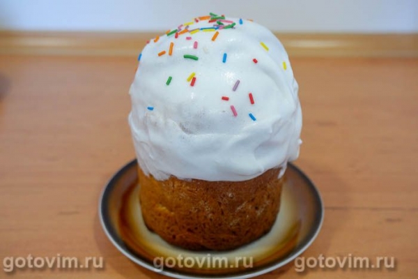 Пасхальный кулич с апельсиновой цедрой