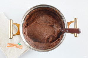Десерт из шоколада