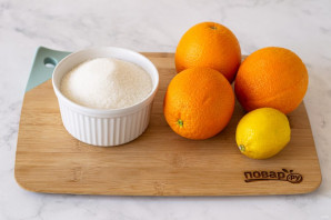 Джем из апельсинов и лимонов Джем из апельсинов и лимонов