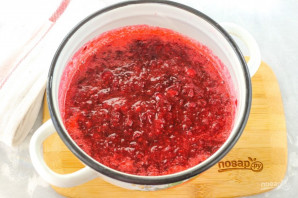 Клюква протертая с сахаром Клюква протертая с сахаром