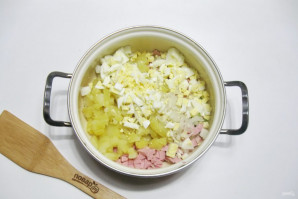 Окрошка на сыворотке Окрошка на сыворотке