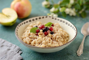 Овсянка с яблочным пюре Овсянка с яблочным пюре