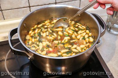 Суп из говядины с картофелем и чипетками