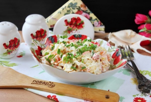 Салат "Морской царь" Салат "Морской царь"