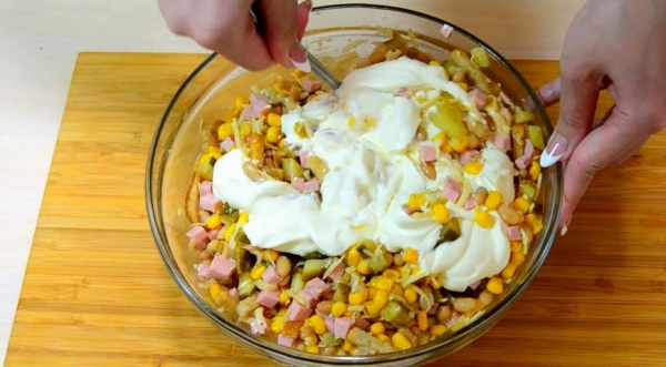 Салат Быстрый, пошаговый рецепт с фото Салат Быстрый, пошаговый рецепт с фото