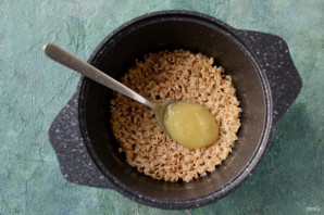 Овсянка с яблочным пюре Овсянка с яблочным пюре