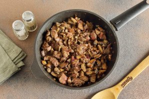 Жульен из куриной печени