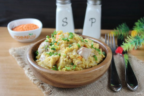 Каша из чечевицы с мясом Каша из чечевицы с мясом