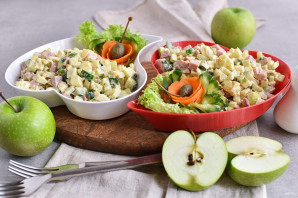 Салат с ветчиной и яйцами Салат с ветчиной и яйцами