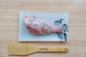 Окунь запеченный в майонезе Окунь запеченный в майонезе