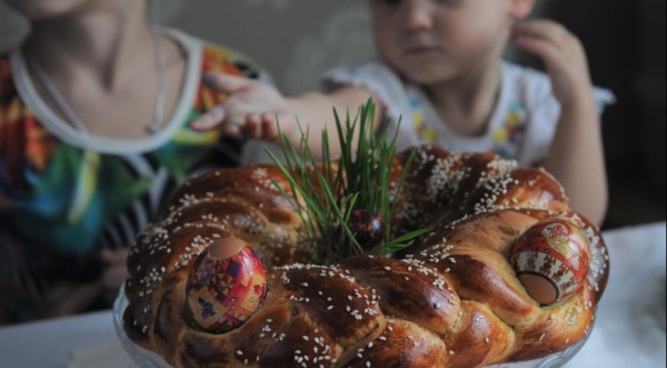 Греческий пасхальный хлеб, пошаговый рецепт с фото