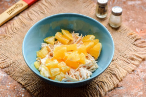 Тарталетки с курицей и апельсином Тарталетки с курицей и апельсином