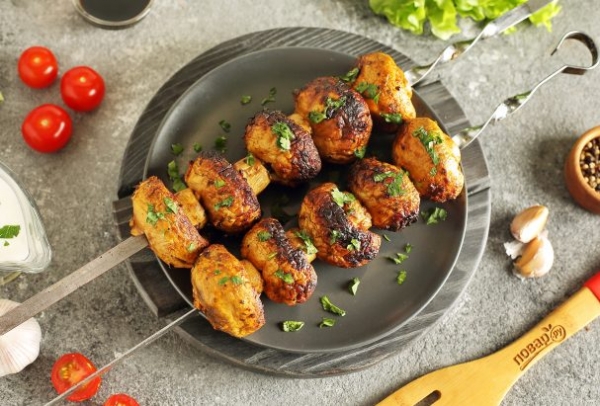 Маринад для шампиньонов на мангале Маринад для шампиньонов на мангале