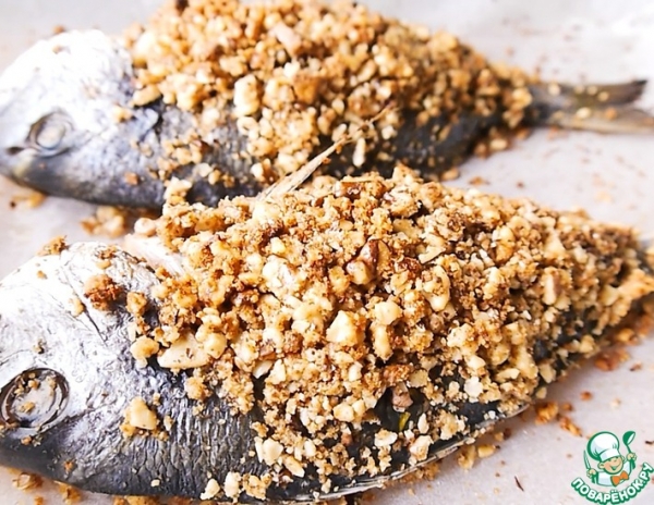 Дорадо под ореховой корочкой