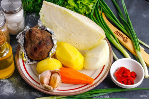 Борщ из запеченной свеклы Борщ из запеченной свеклы