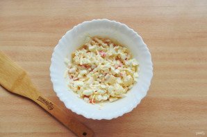 Салат "Искушение" с ананасами Салат "Искушение" с ананасами