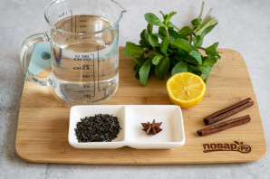 Марокканский чай с корицей и мятой