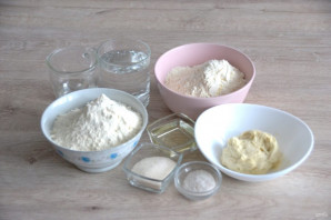 Батон на закваске Батон на закваске