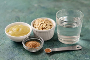 Овсянка с яблочным пюре Овсянка с яблочным пюре