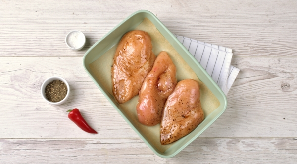 Салат с грудкой цыпленка, яйцом-пашот и соевым дрессингом, пошаговый рецепт с фото