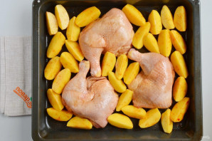 Мясо с картошкой в духовке Мясо с картошкой в духовке