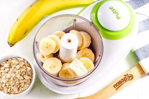 Диетические батончики с бананом Диетические батончики с бананом