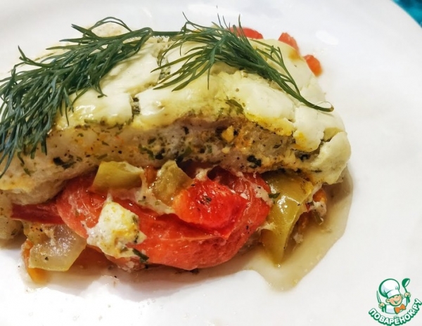 Филе пангасиуса в духовке с овощами