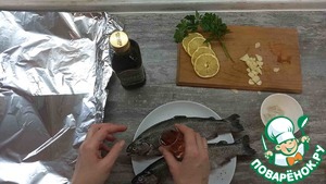 Радужная форель запеченная в духовке Радужная форель запеченная в духовке