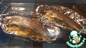 Радужная форель запеченная в духовке Радужная форель запеченная в духовке