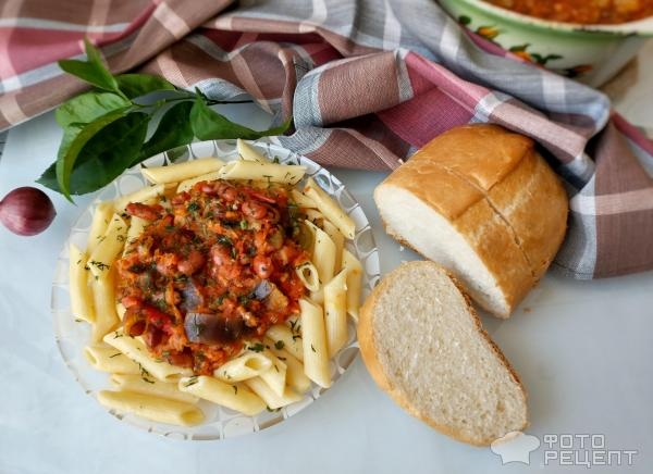 Рецепт: Болоньезе без мяса - вегетарианский рецепт Рецепт: Болоньезе без мяса - вегетарианский рецепт