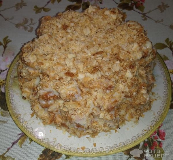 Рецепт: Домашний торт из печенья ушки - ... простой в приготовлении и вкусный десерт похожий на любимый тортик ... Рецепт: Домашний торт из печенья ушки - ... простой в приготовлении и вкусный десерт похожий на любимый тортик ...