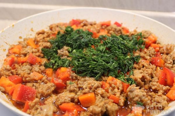 Рецепт: Энчилада - с фаршем Рецепт: Энчилада - с фаршем