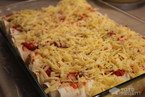 Рецепт: Энчилада - с фаршем Рецепт: Энчилада - с фаршем