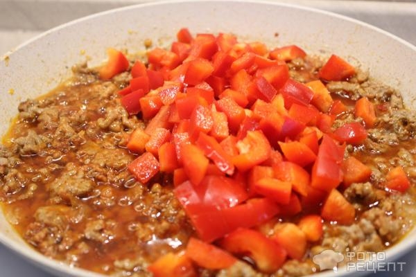 Рецепт: Энчилада - с фаршем Рецепт: Энчилада - с фаршем