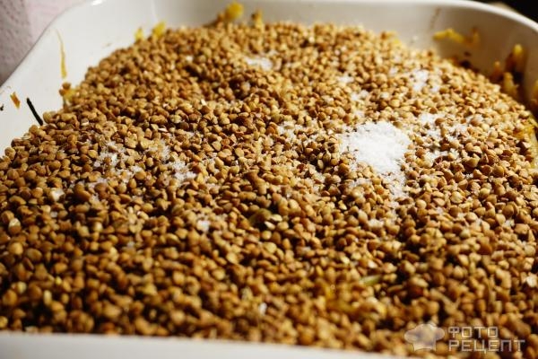 Рецепт: Гречневый бигос с индейкой - со свежей капустой Рецепт: Гречневый бигос с индейкой - со свежей капустой