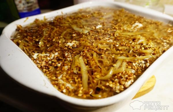 Рецепт: Гречневый бигос с индейкой - со свежей капустой Рецепт: Гречневый бигос с индейкой - со свежей капустой