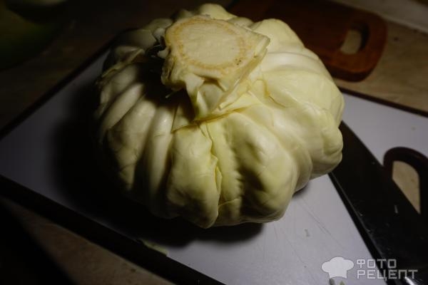 Рецепт: Гречневый бигос с индейкой - со свежей капустой Рецепт: Гречневый бигос с индейкой - со свежей капустой